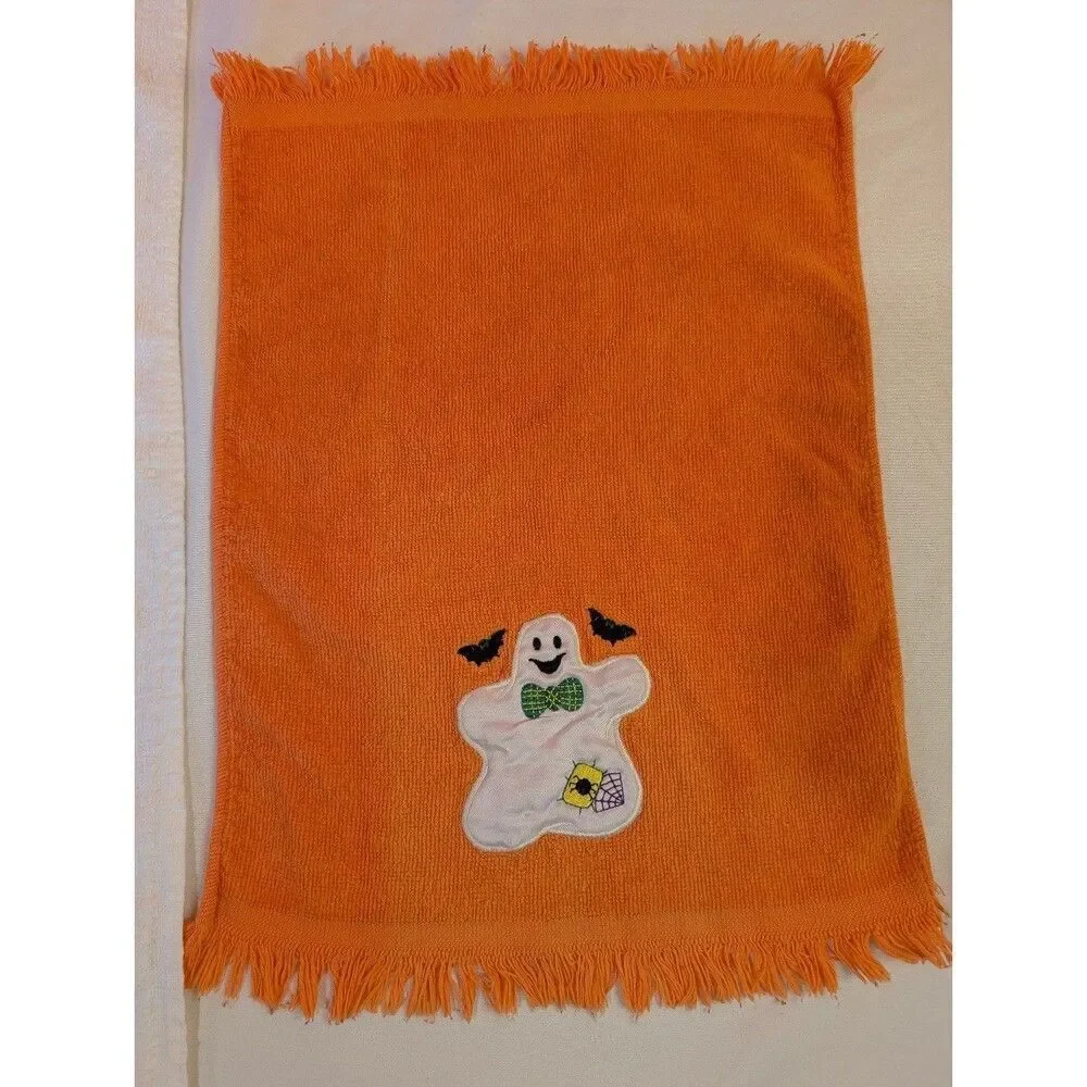 Seasonal Vintage Kitchen Towels Christmas Halloween Cotton
